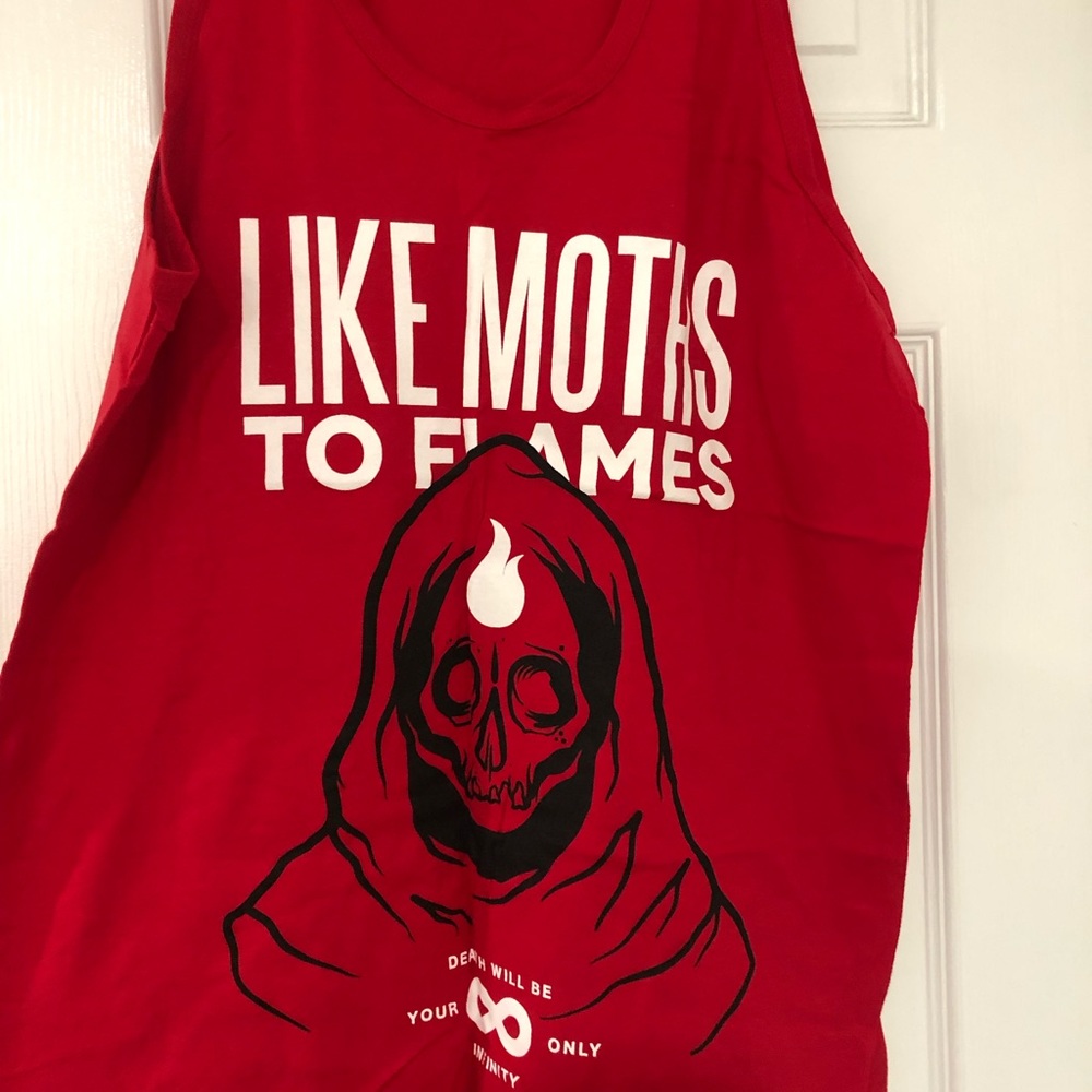 Like moths to flames tank